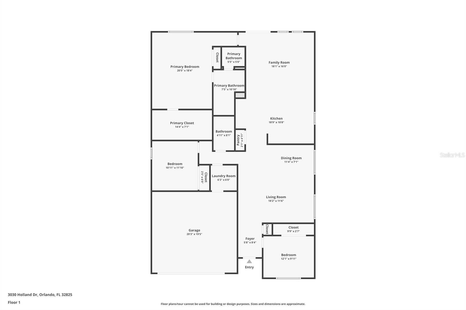 3030 HOLLAND DR, Orlando, FL 32825
