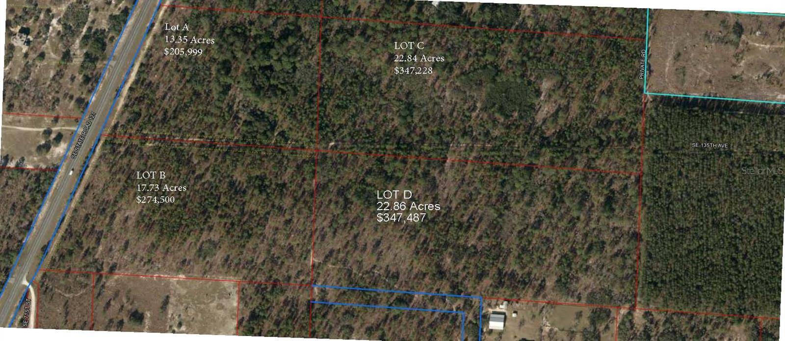 SE STATE ROAD 121 LOT C & D, Morriston, FL 32668