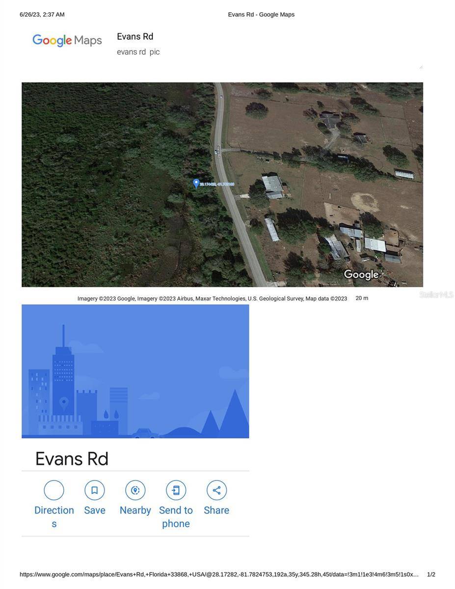 EVANS RD, Polk City, FL 33868