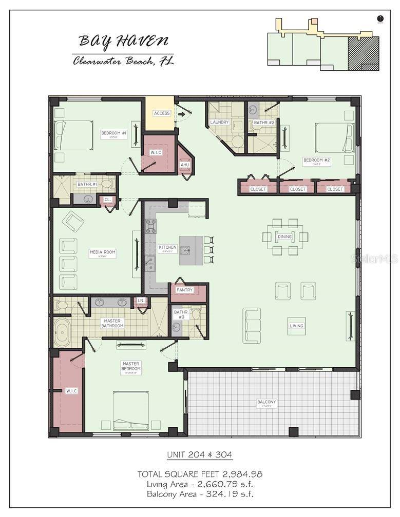 64 BAY ESPLANADE #304, Clearwater, FL 33767