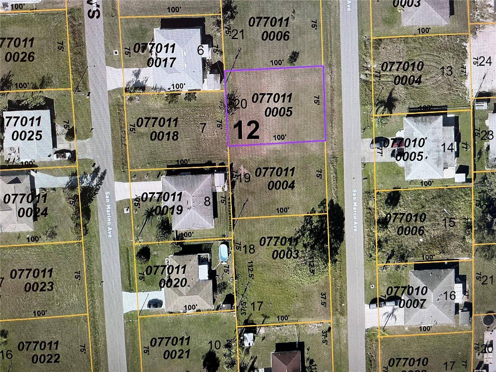 LOT 20 SAN MARCO AVE, North Port, FL 34287
