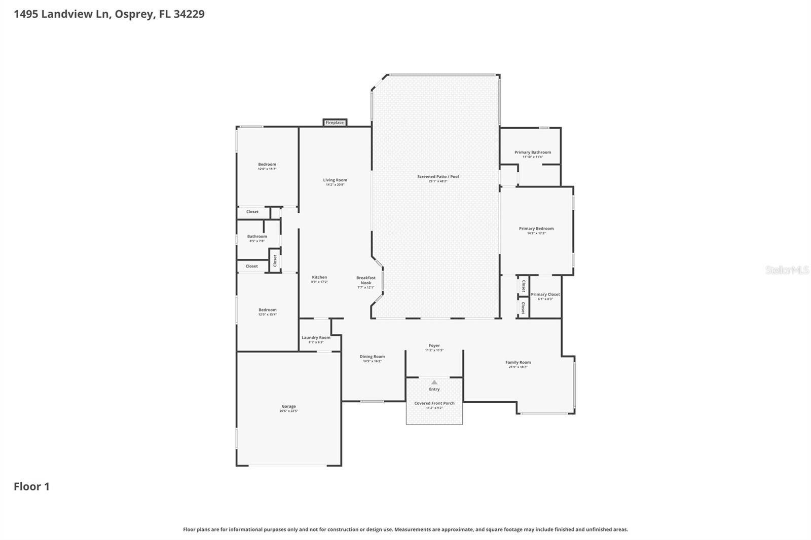 1495 LANDVIEW LN, Osprey, FL 34229