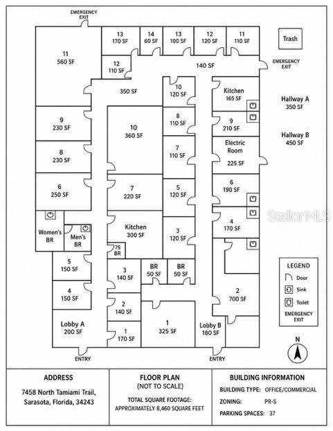 7458 N TAMIAMI TRL, Sarasota, FL 34243