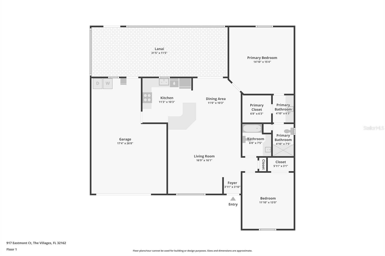 917 EASTMONT CT, The Villages, FL 32162