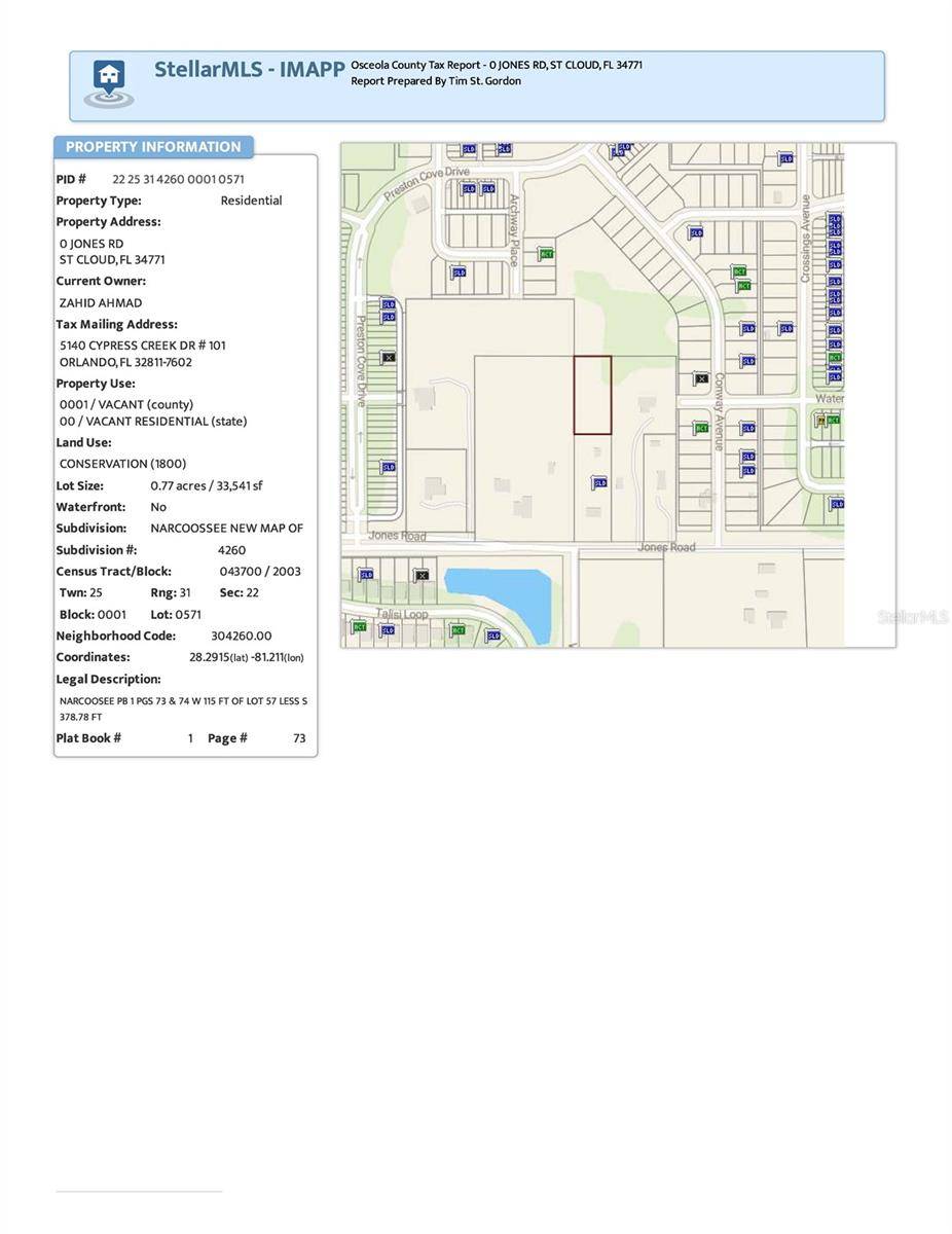 0 JONES RD, St Cloud, FL 34771