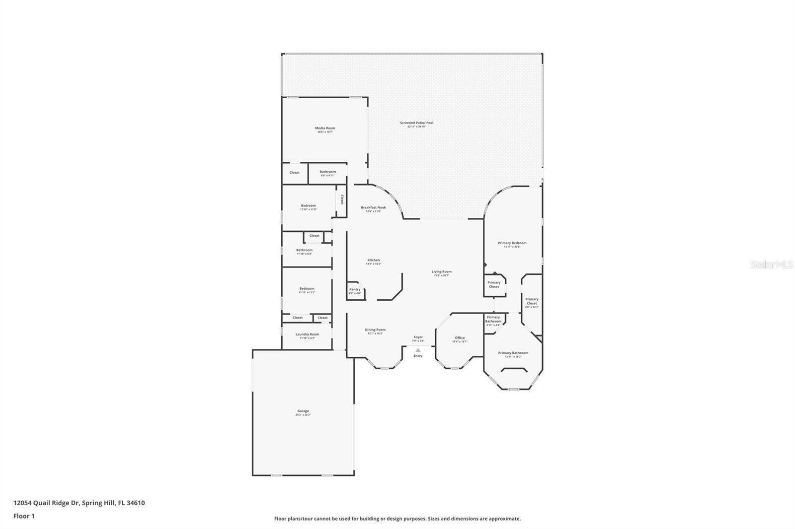 12054 QUAIL RIDGE DR, Spring Hill, FL 34610