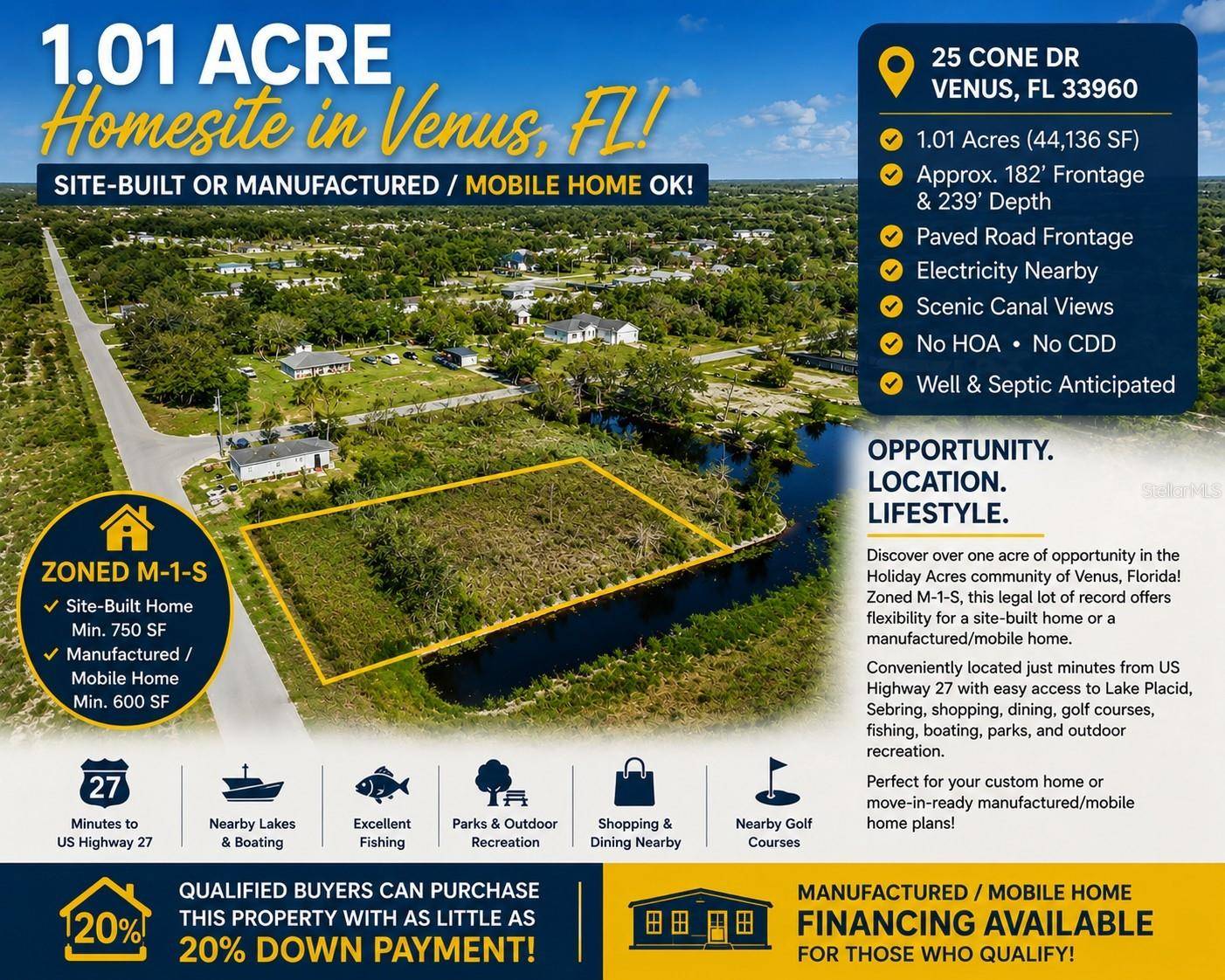 25 CONE DR, Venus, FL 33960