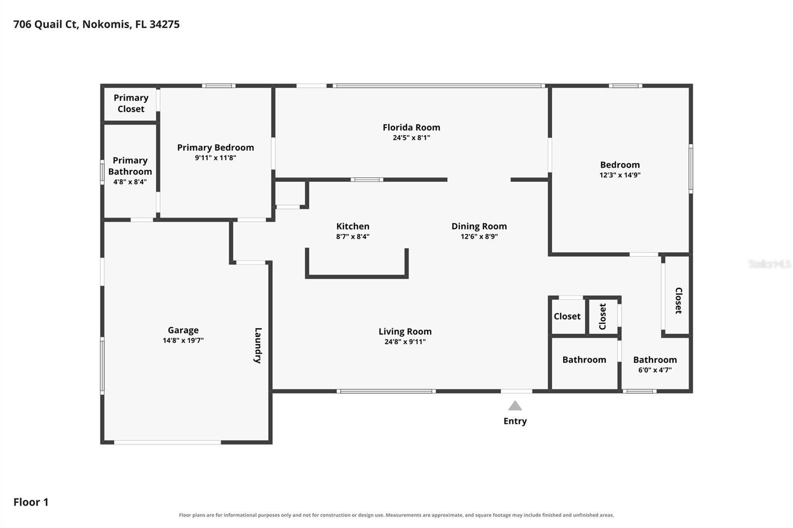 706 QUAIL CT, Nokomis, FL 34275
