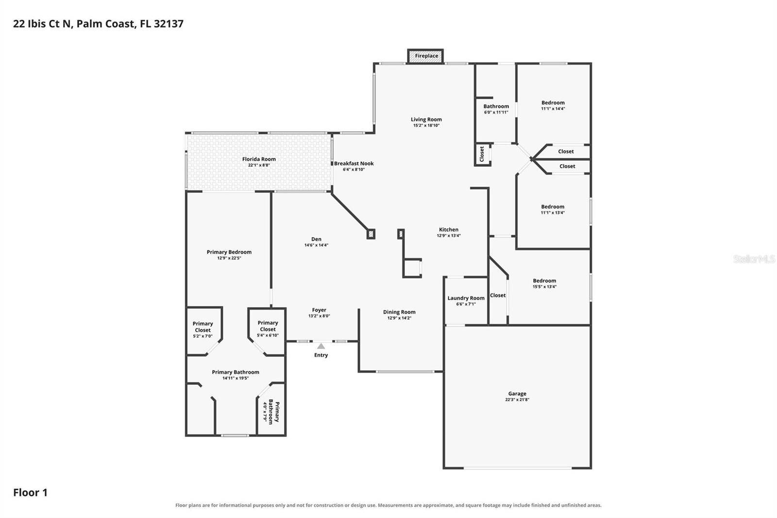22 IBIS CT N, Palm Coast, FL 32137
