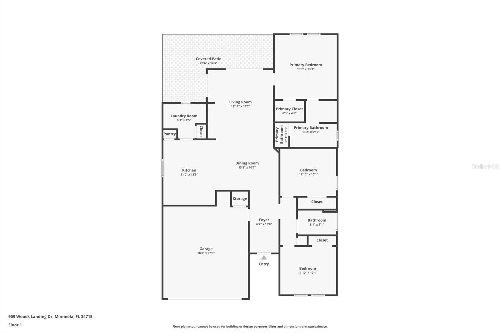 909 WOODS LANDING DR, Minneola, FL 34715