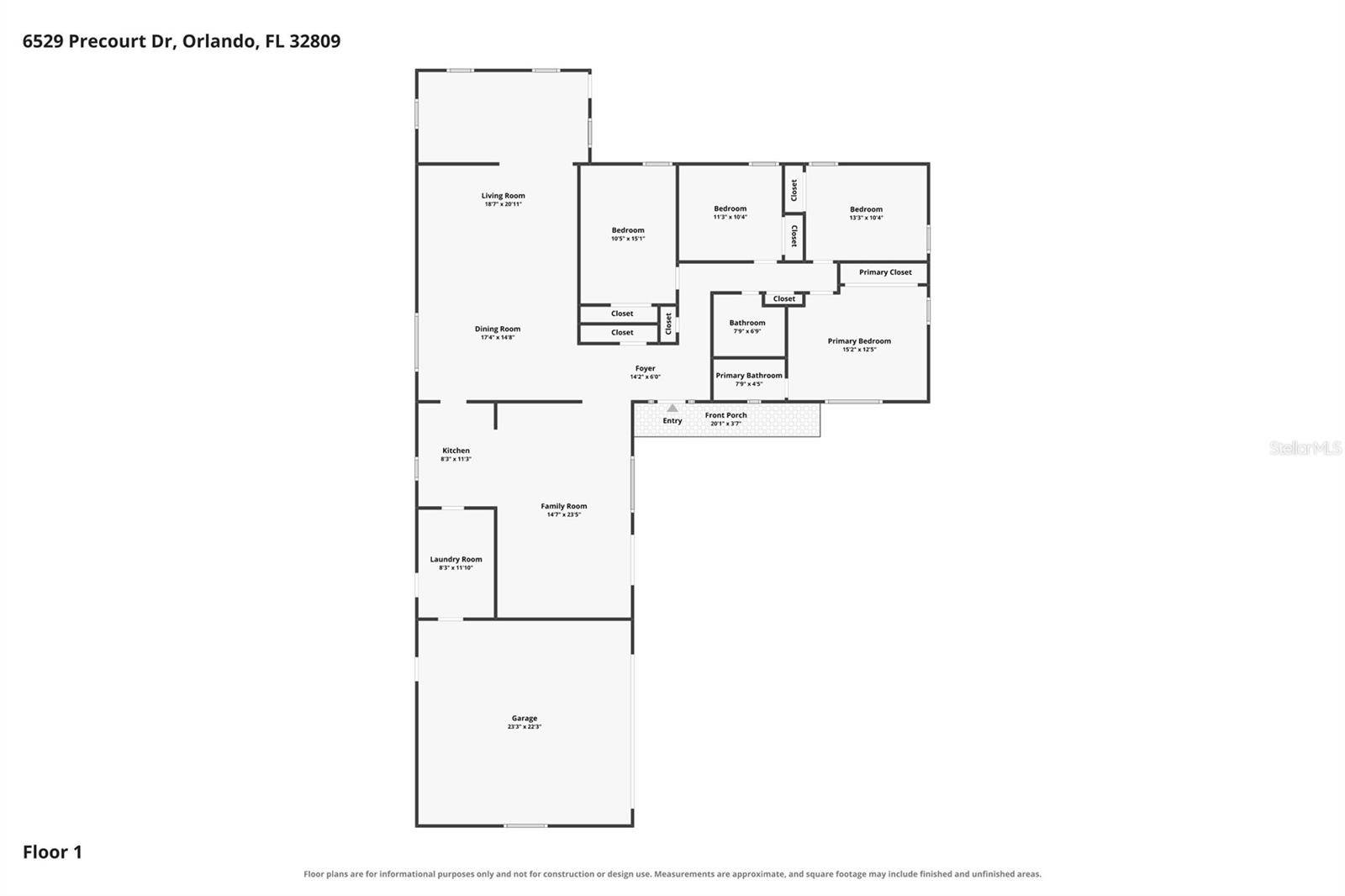 6529 PRECOURT DR, Orlando, FL 32809