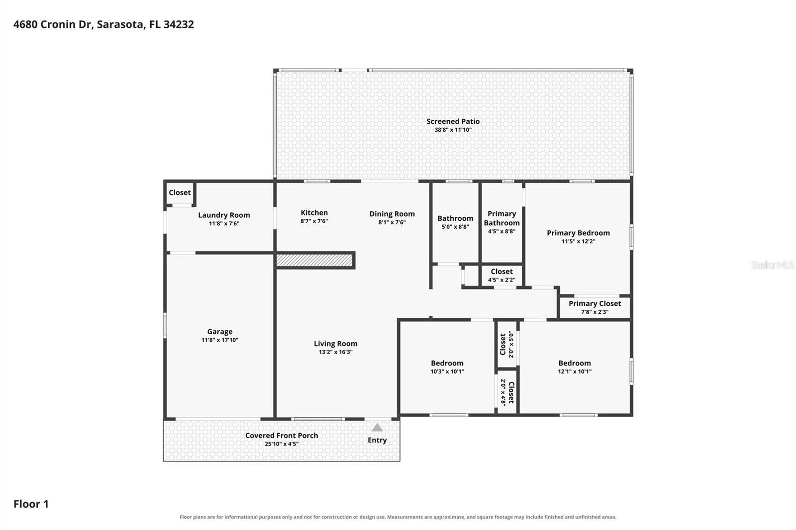 4680 CRONIN DR, Sarasota, FL 34232