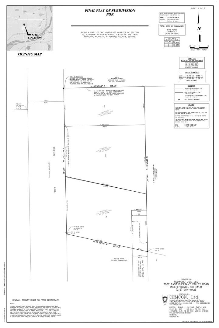 1 Orchard RD, Oswego, IL 60543