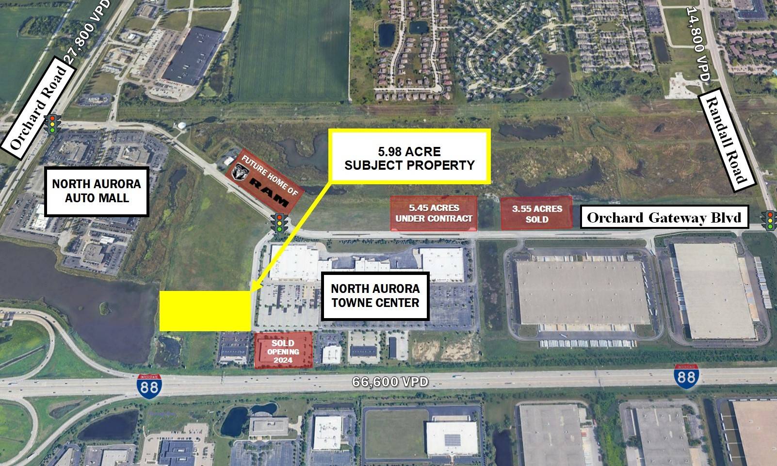 Lot 1 South Towne Center DR, North Aurora, IL 60542