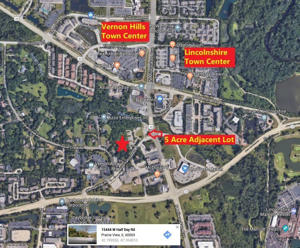 15444 W Half Day RD, Prairie View, IL 60069