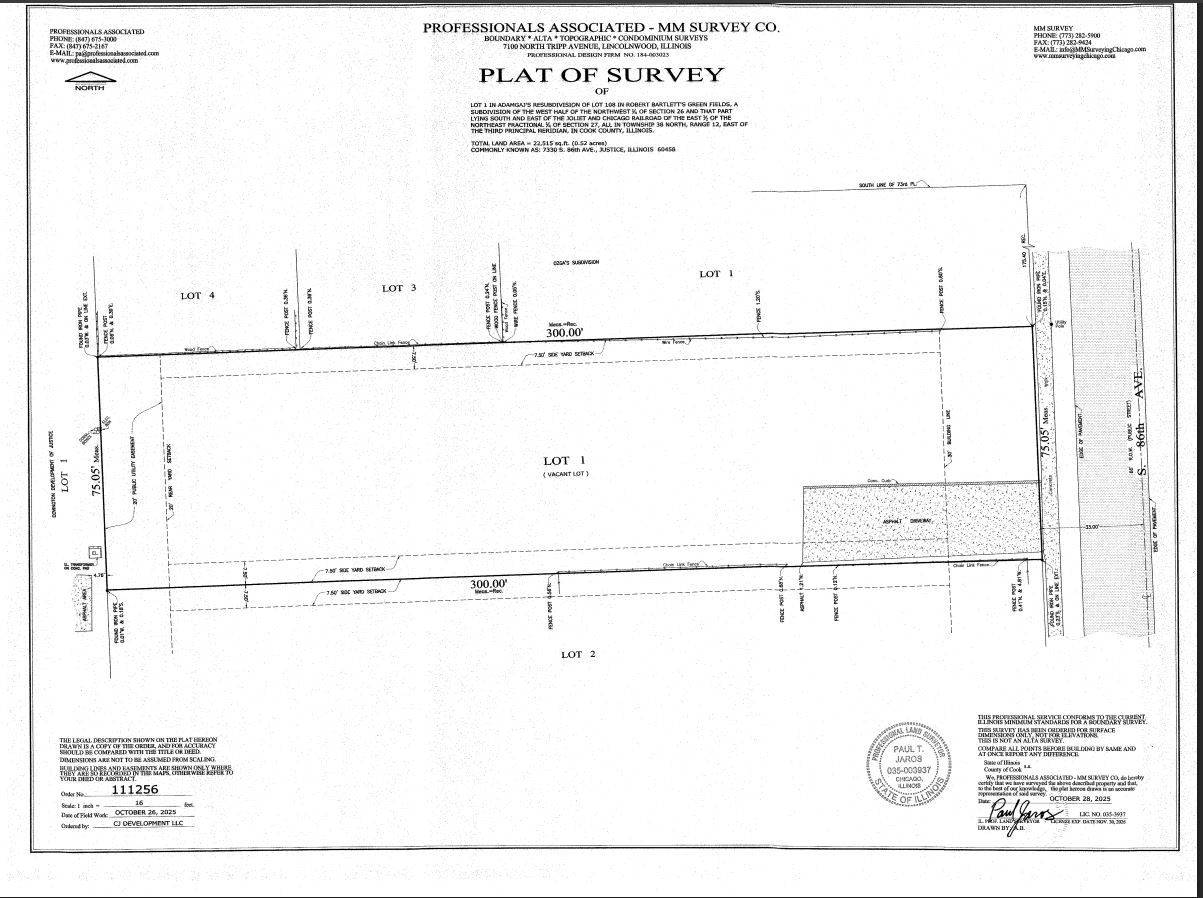 7330 S 86th AVE, Justice, IL 60458