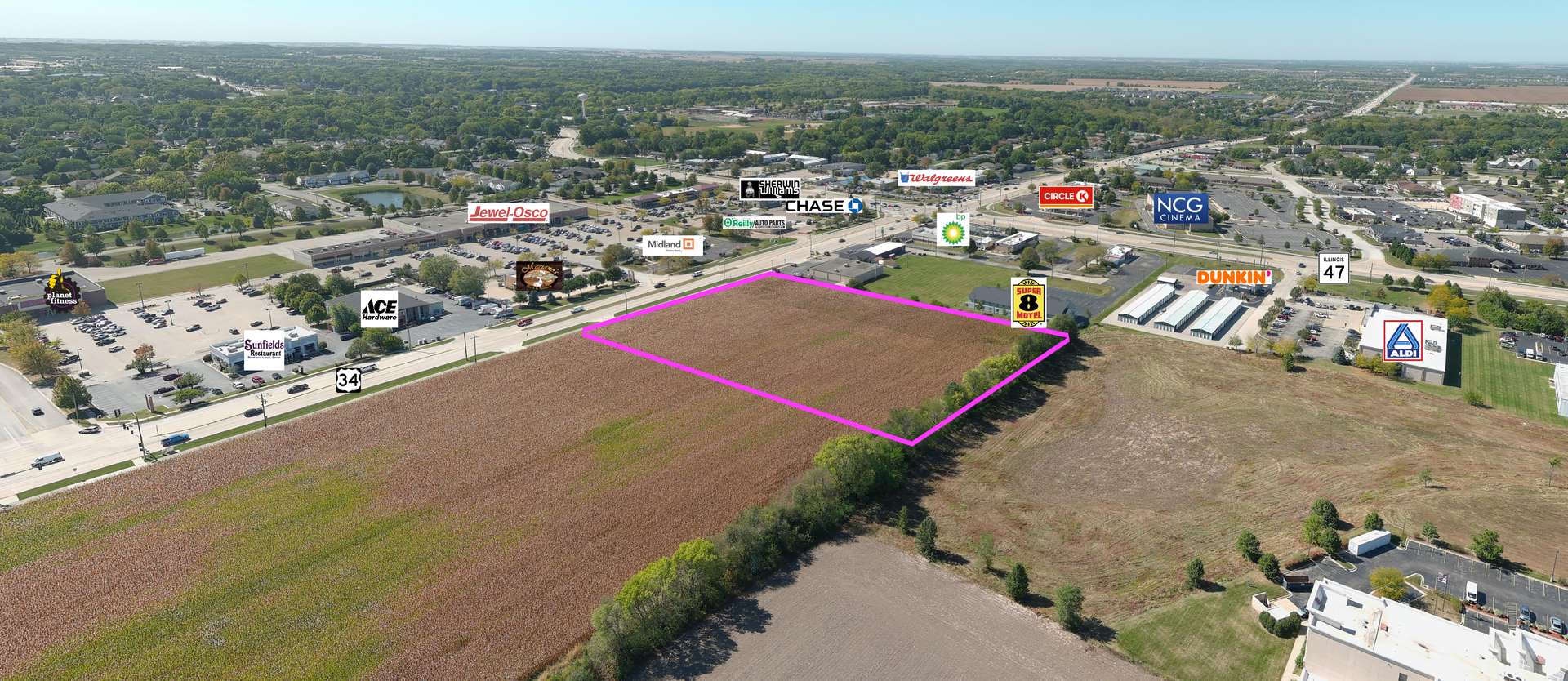 4.428 Acres Rte 34 HWY, Yorkville, IL 60560