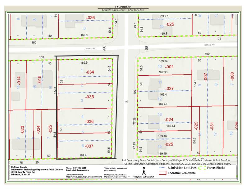 4 VACANT LOTS JAMES AVE, West Chicago, IL 60185