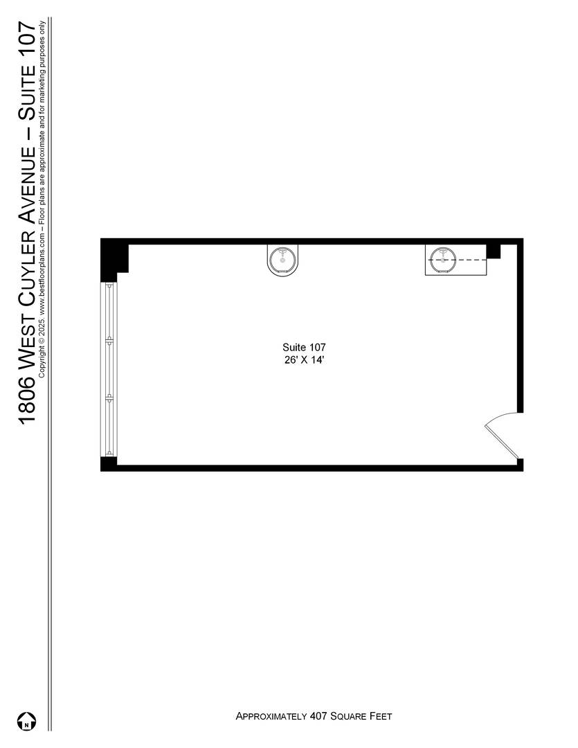 1806 W Cuyler AVE #107, Chicago, IL 60613