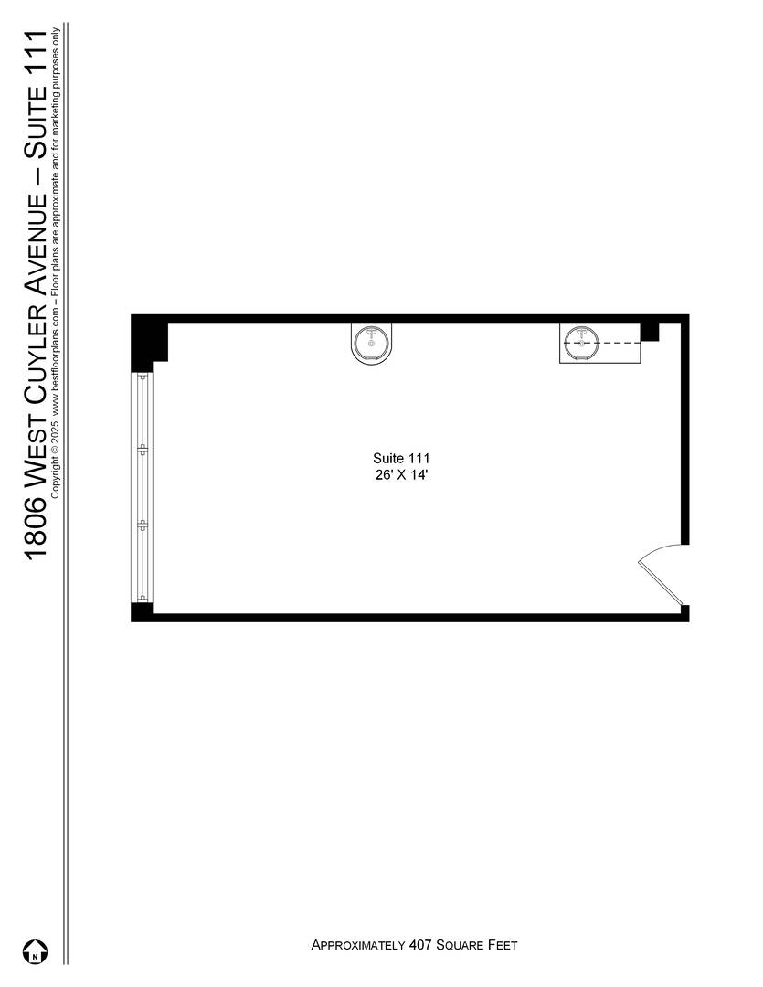 1806 W Cuyler AVE #111, Chicago, IL 60613