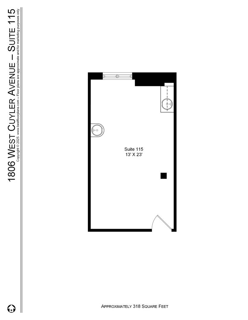1806 W Cuyler AVE #115, Chicago, IL 60613