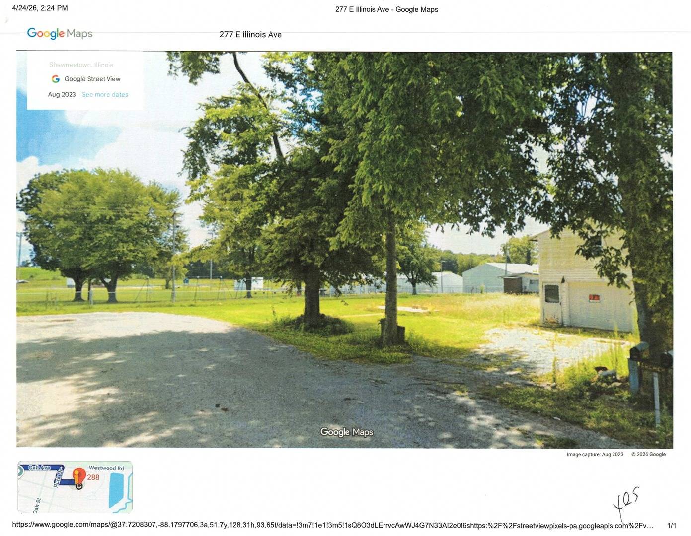 288 E Illinois AVE, Shawneetown, IL 62984