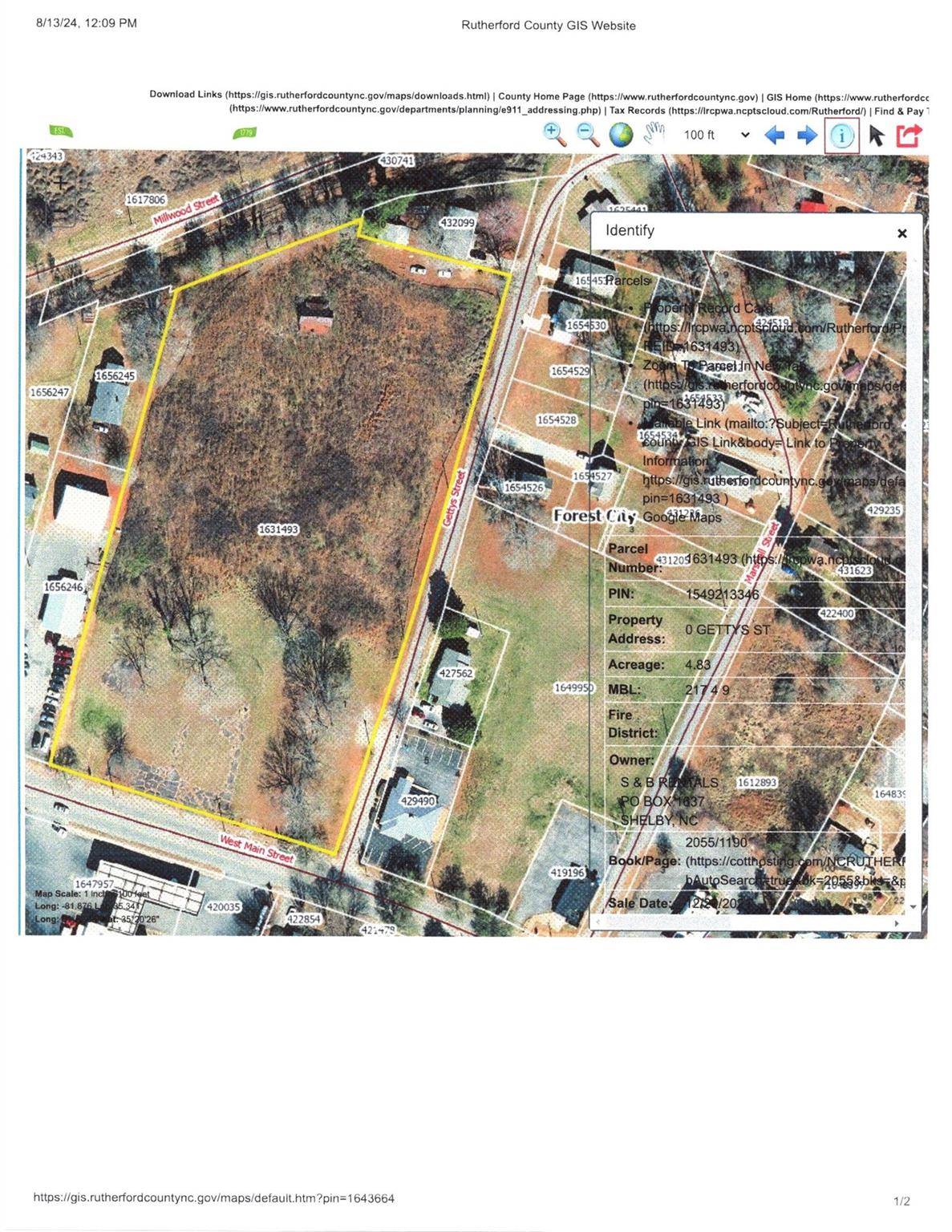 0 GETTYS ST, Forest City, NC 28043