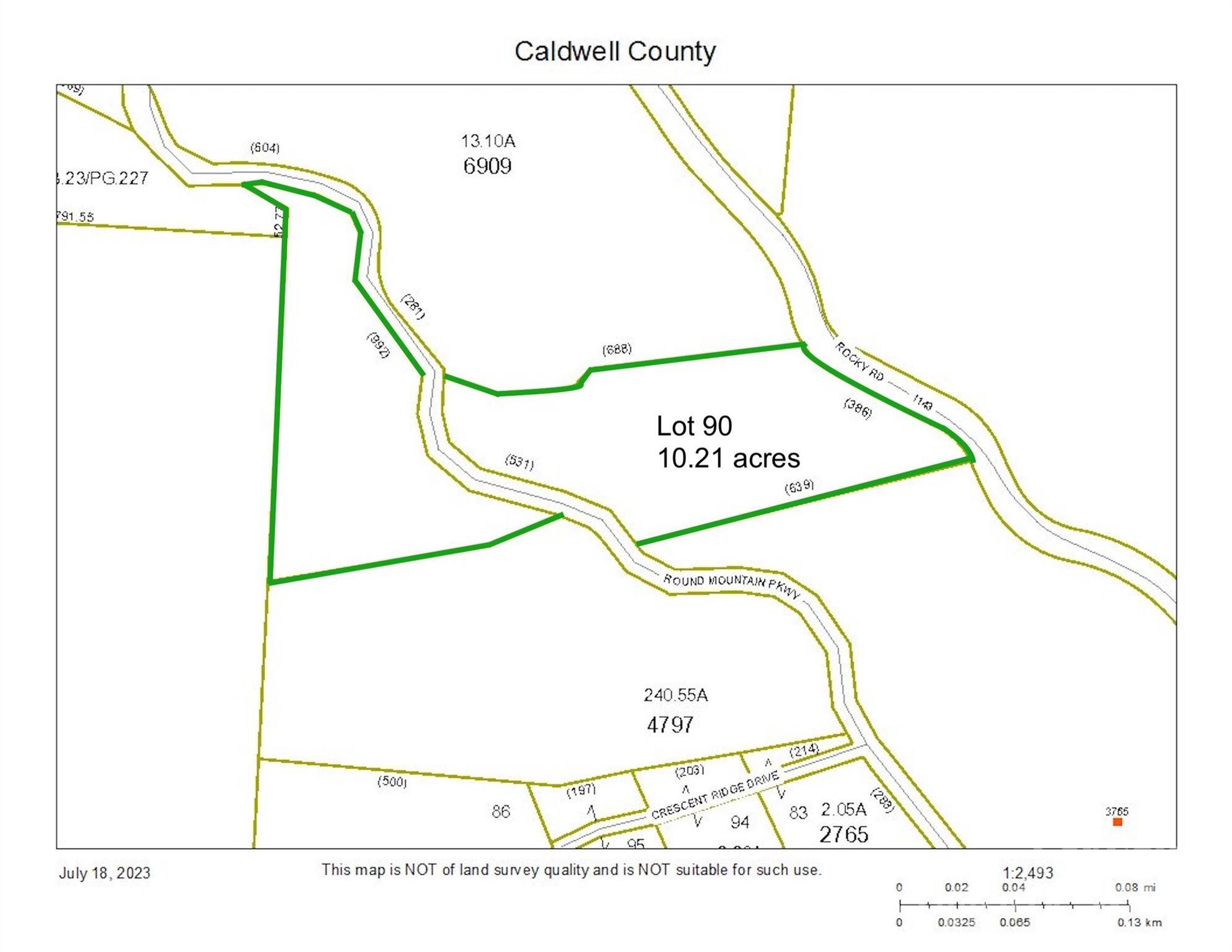 10.21, acres Lot 90 1981 Round Mountain Pkwy #90, Lenoir, NC 28645