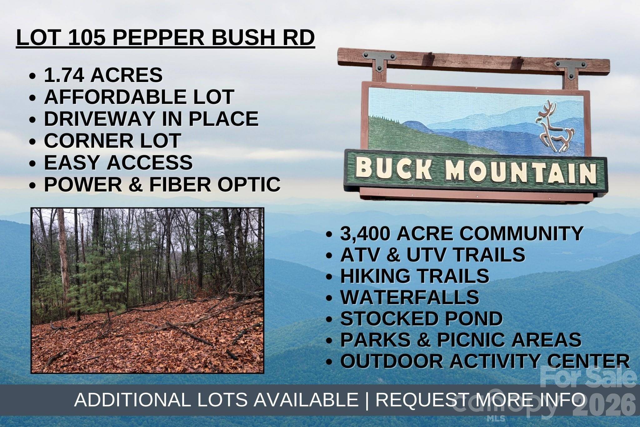 TBD Pepper Bush RD #105, Purlear, NC 28665