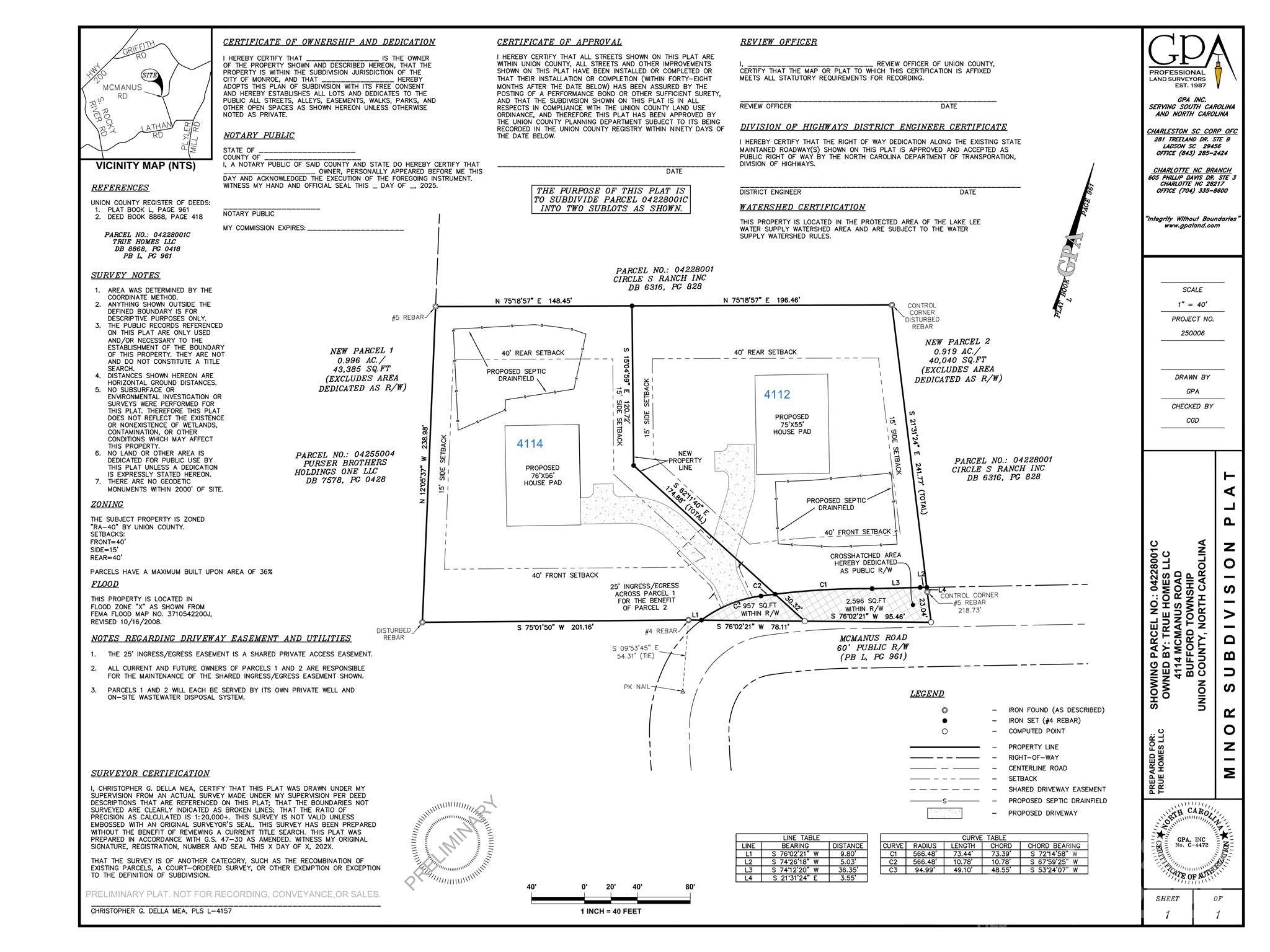 4112 McManus RD #2, Monroe, NC 28110