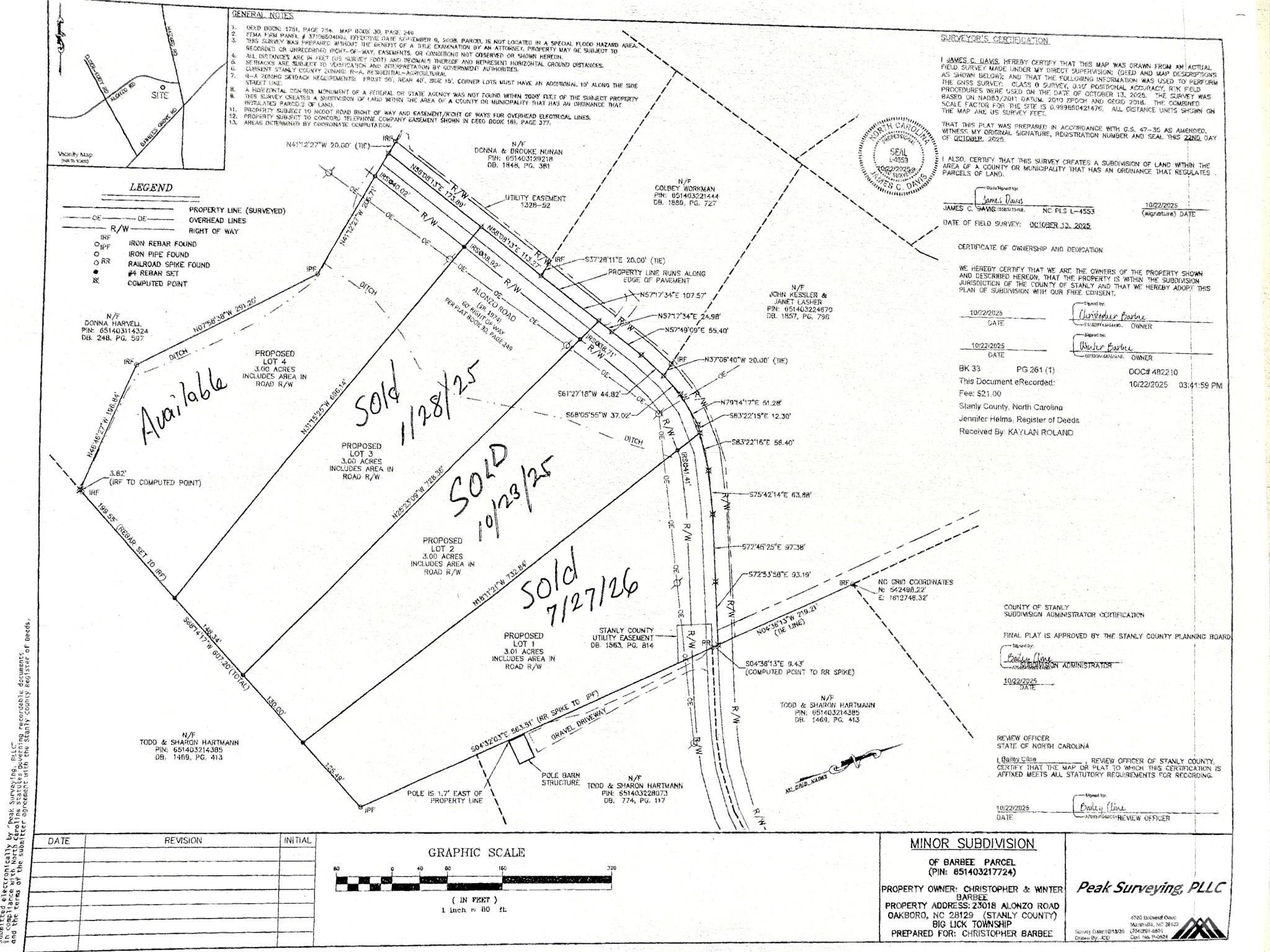 000 Alonzo RD, Oakboro, NC 28129