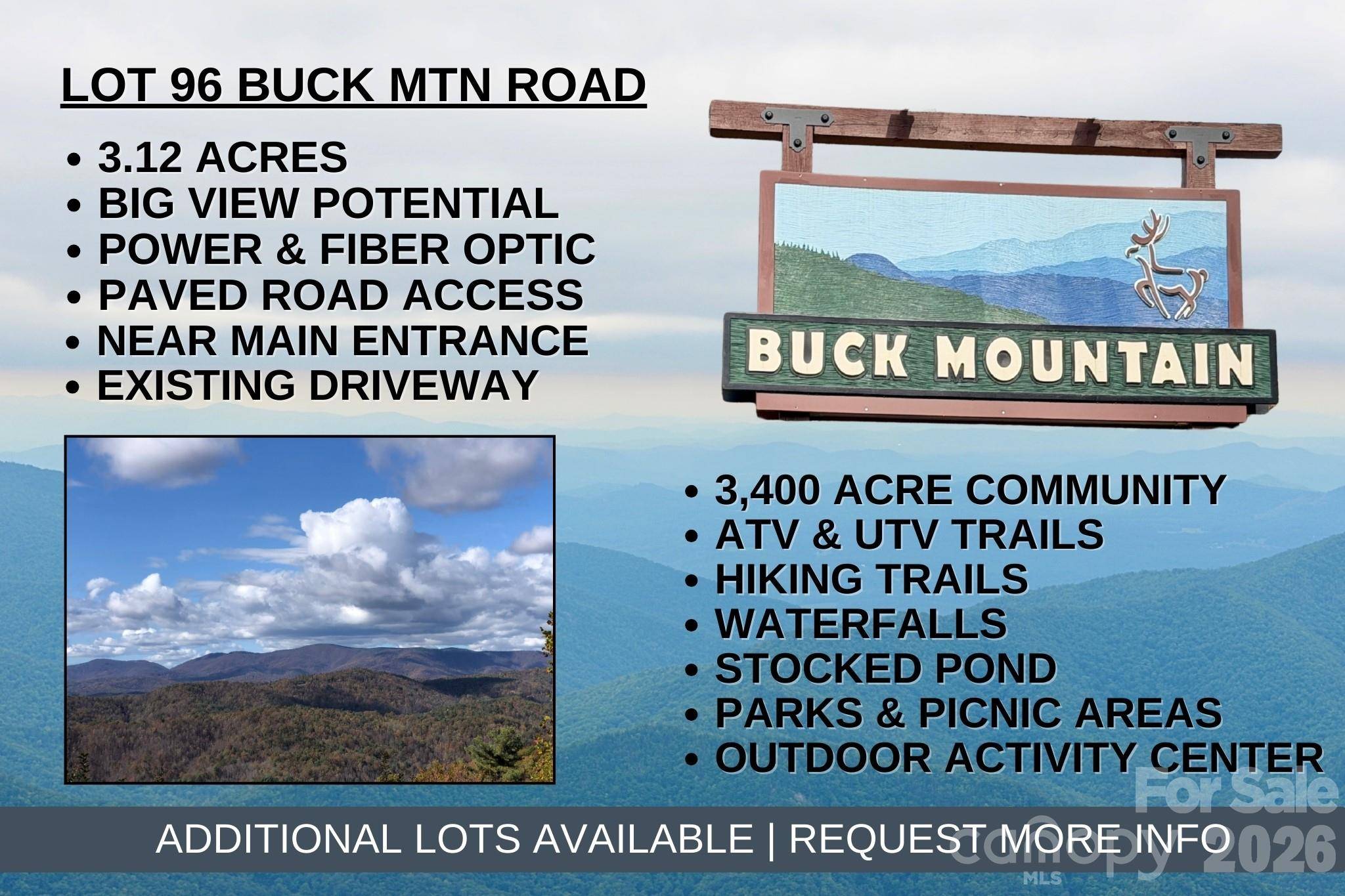 TBD Buck Mountain RD #96, Purlear, NC 28665