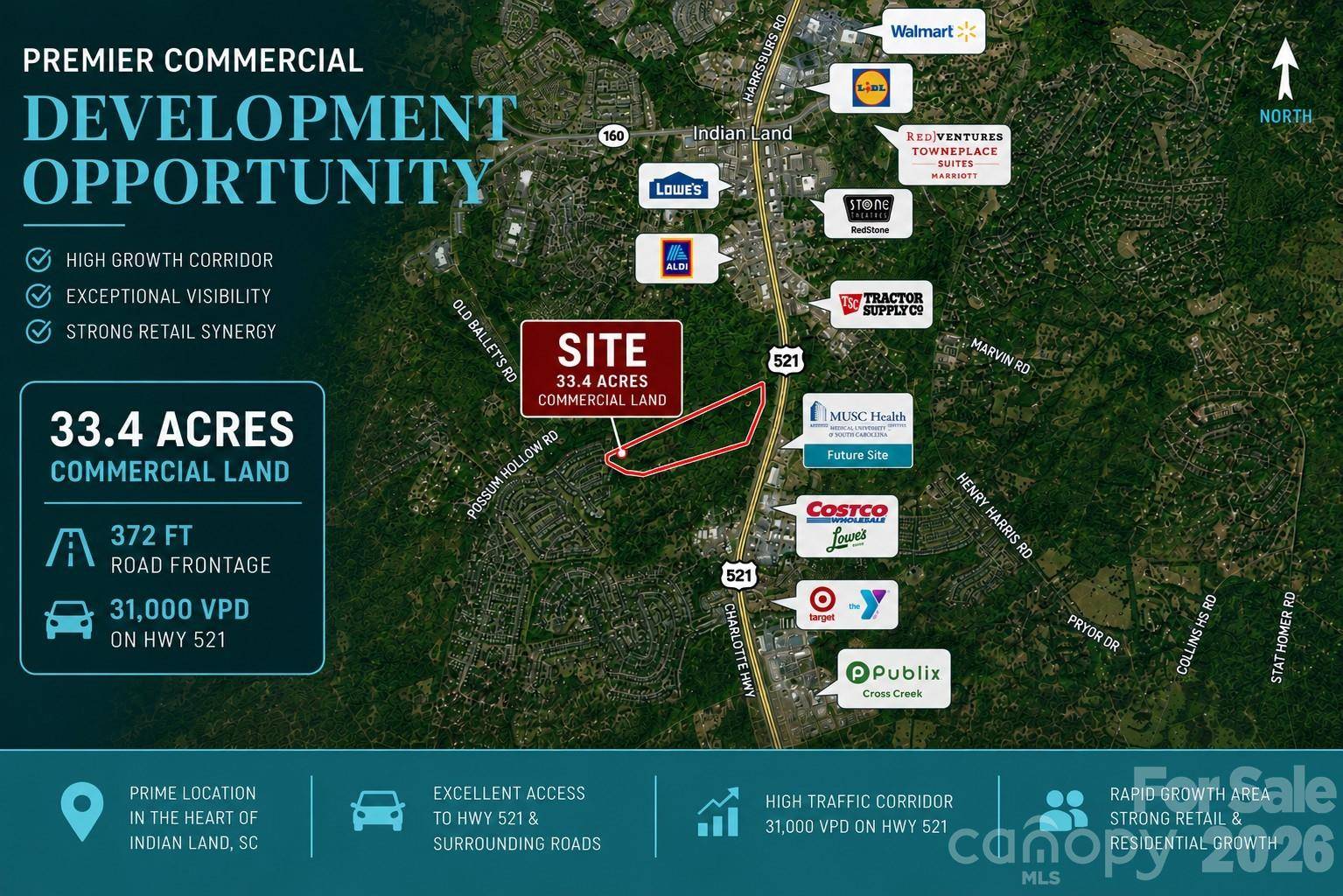9457 Charlotte HWY, Indian Land, SC 29707