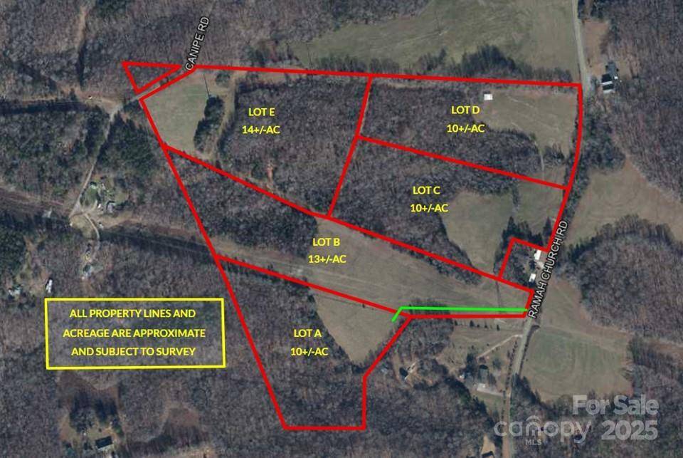 13+/-AC Ramah Church RD #LOT B, York, SC 29745