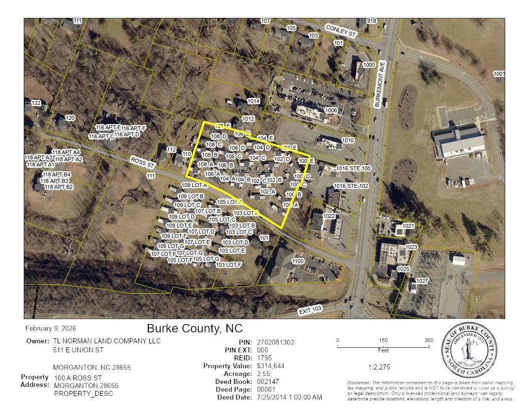 100, 102-109, 111 Ross ST, Morganton, NC 28655