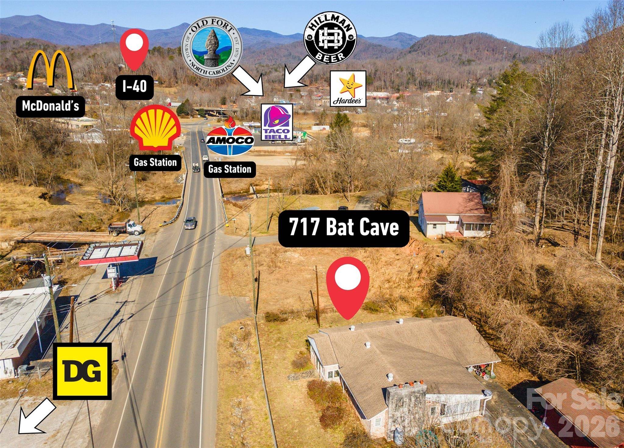 717 Bat Cave RD, Old Fort, NC 28762