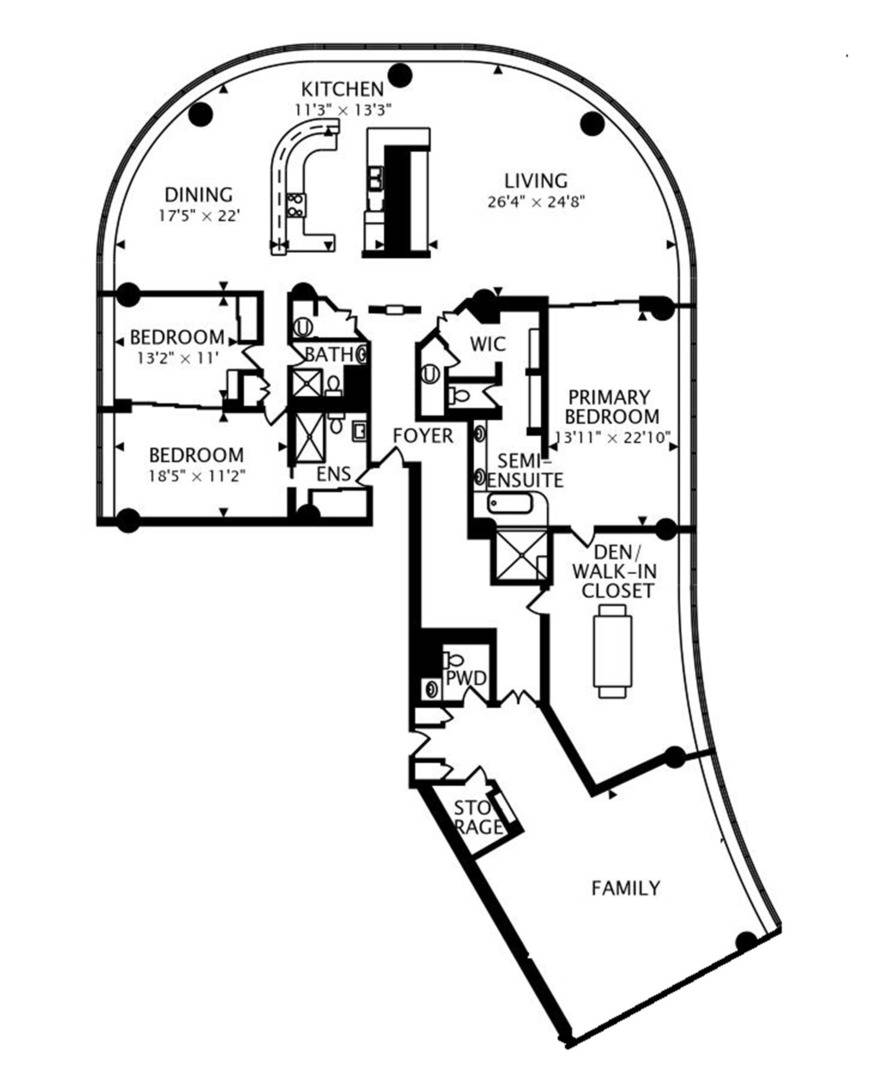 505 N Lake Shore DR #5106-5107-5108, Chicago, IL 60611