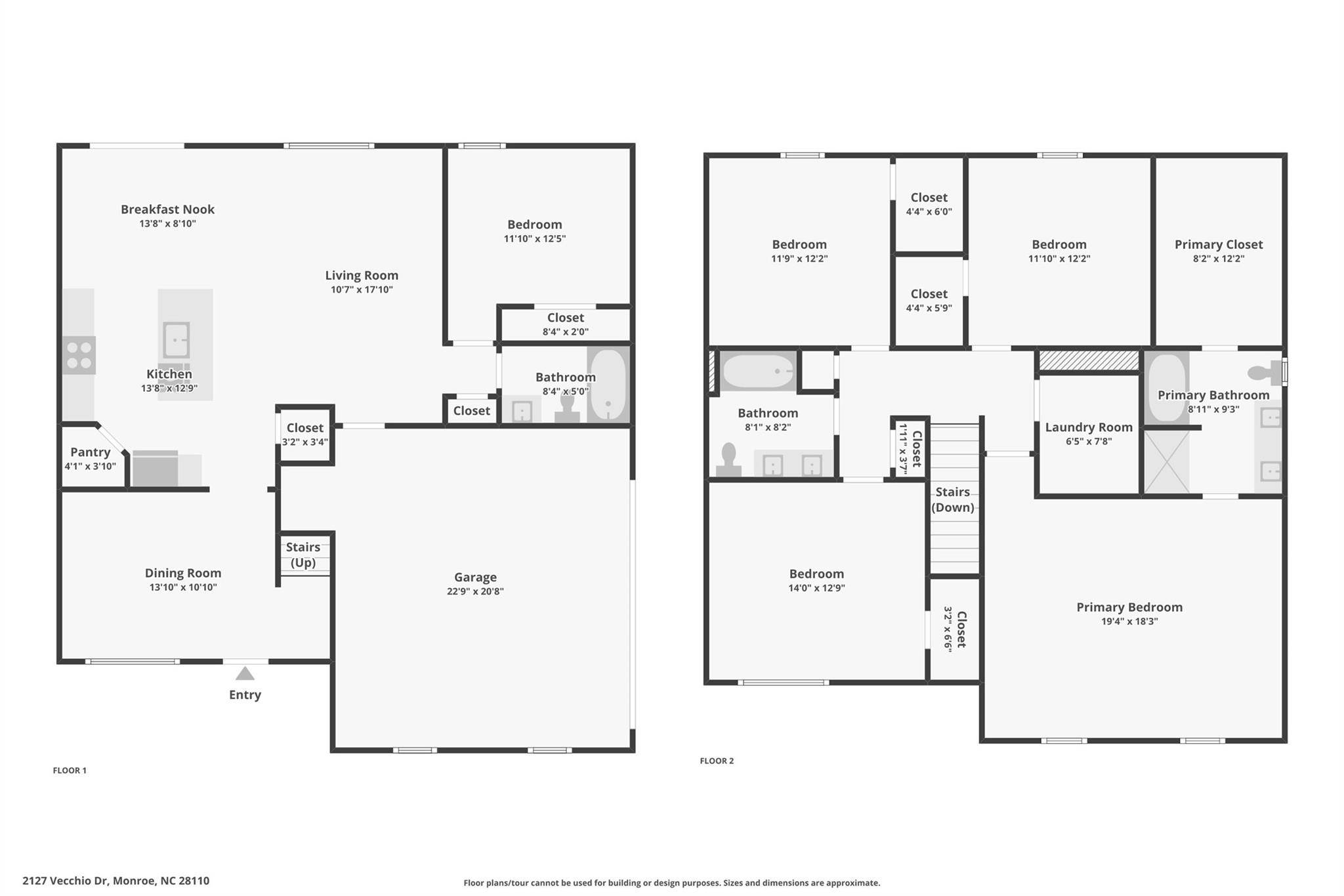 2127 Vecchio DR, Monroe, NC 28110