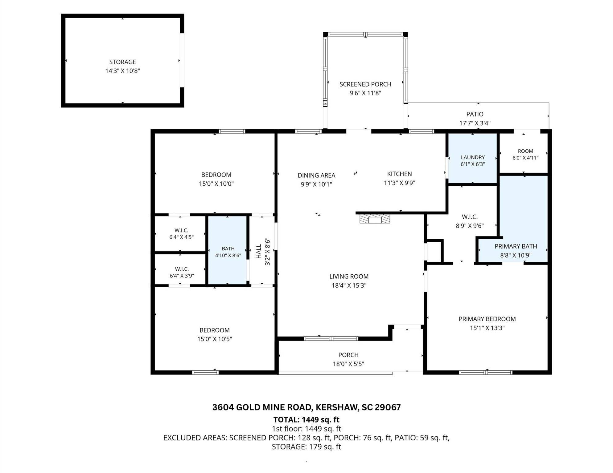 3604 Gold Mine HWY, Kershaw, SC 29067