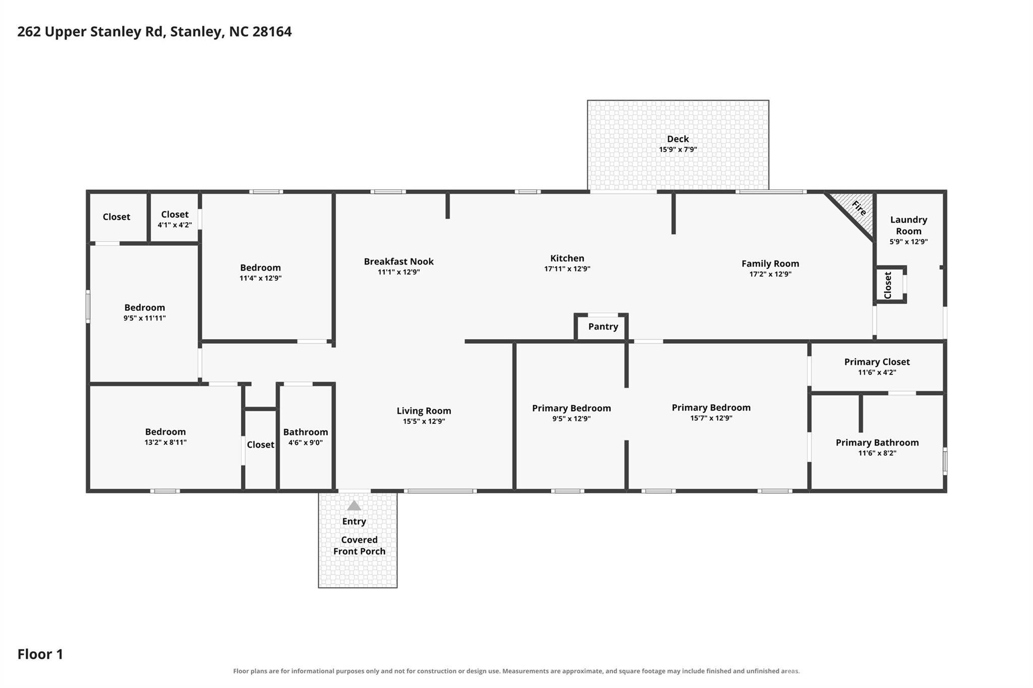 262 Upper Stanley RD, Stanley, NC 28164