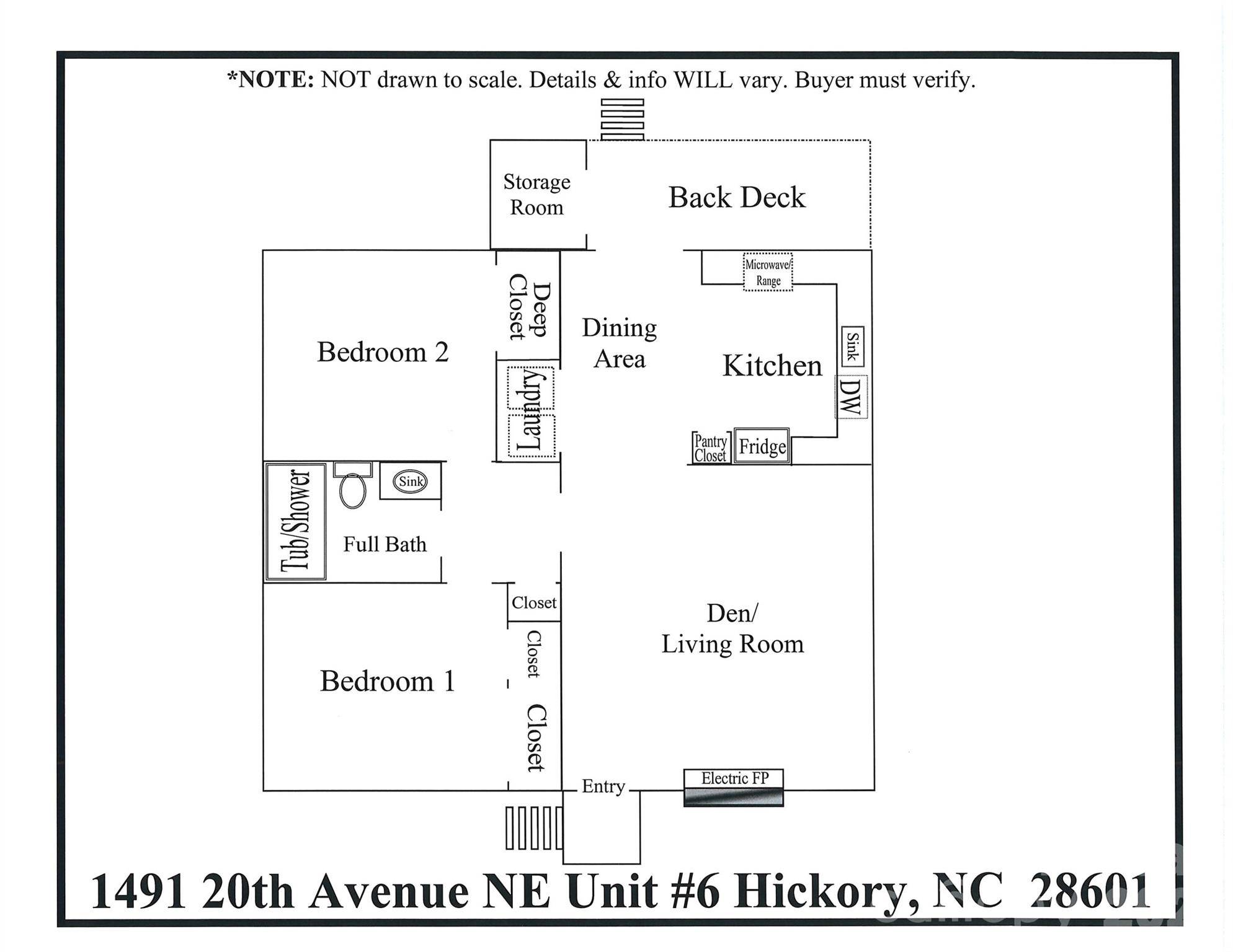 1491 20th AVE NE #6, Hickory, NC 28601