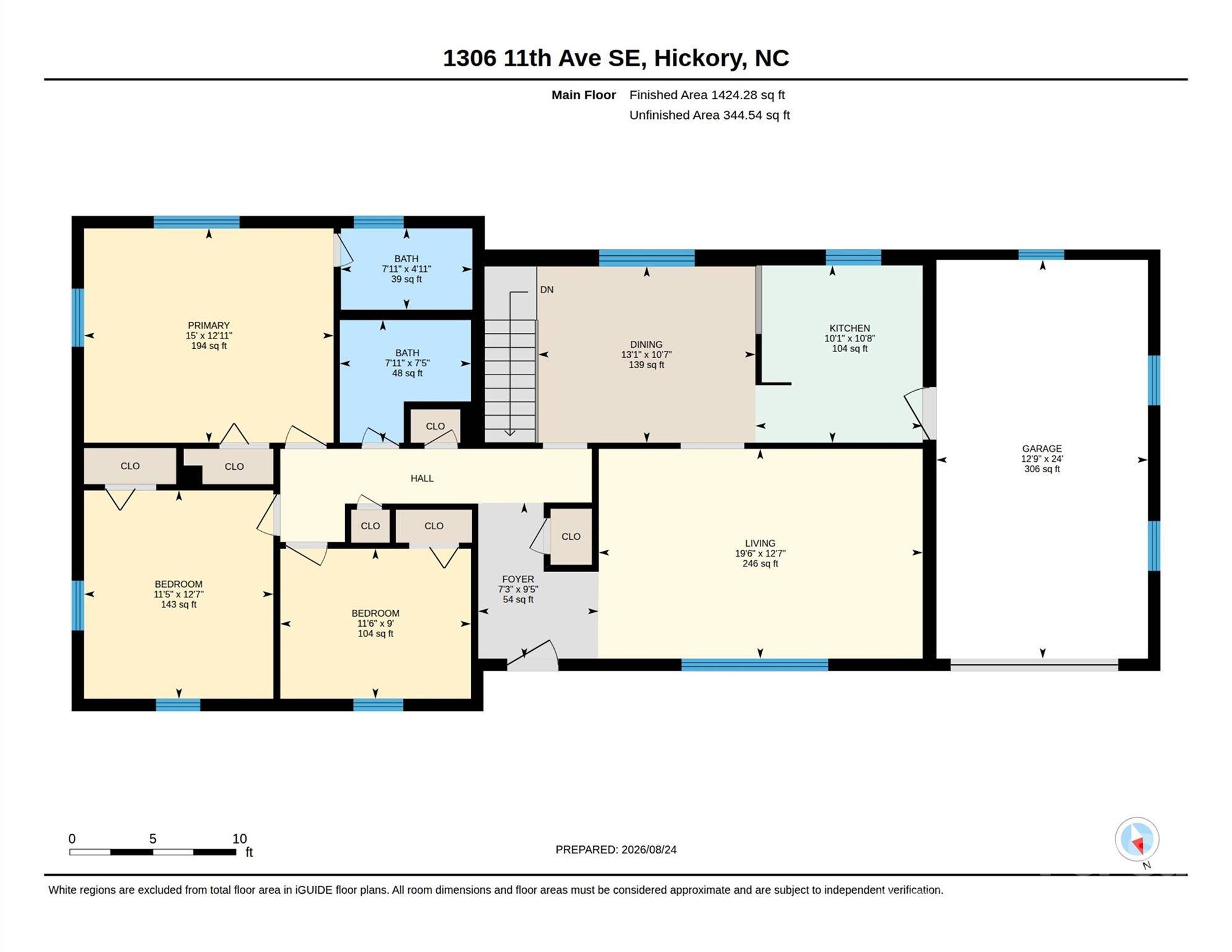 1306 11th AVE SE, Hickory, NC 28602