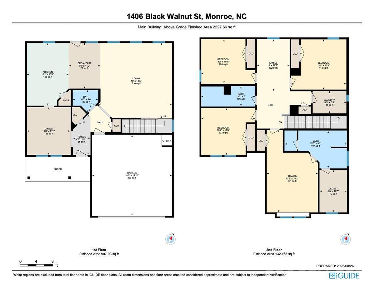 1406 Black Walnut ST, Monroe, NC 28112