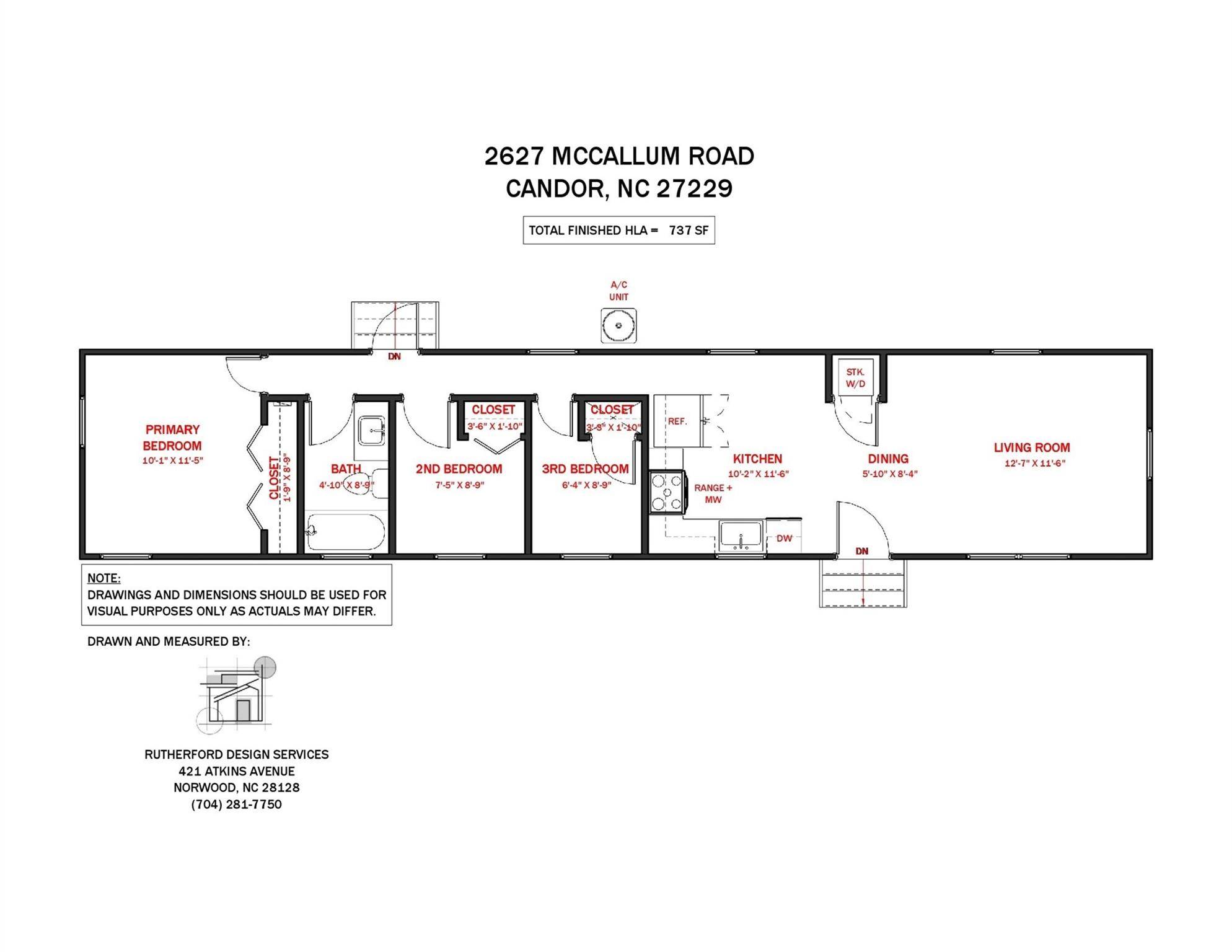 2627 Mccallum RD, Candor, NC 27229