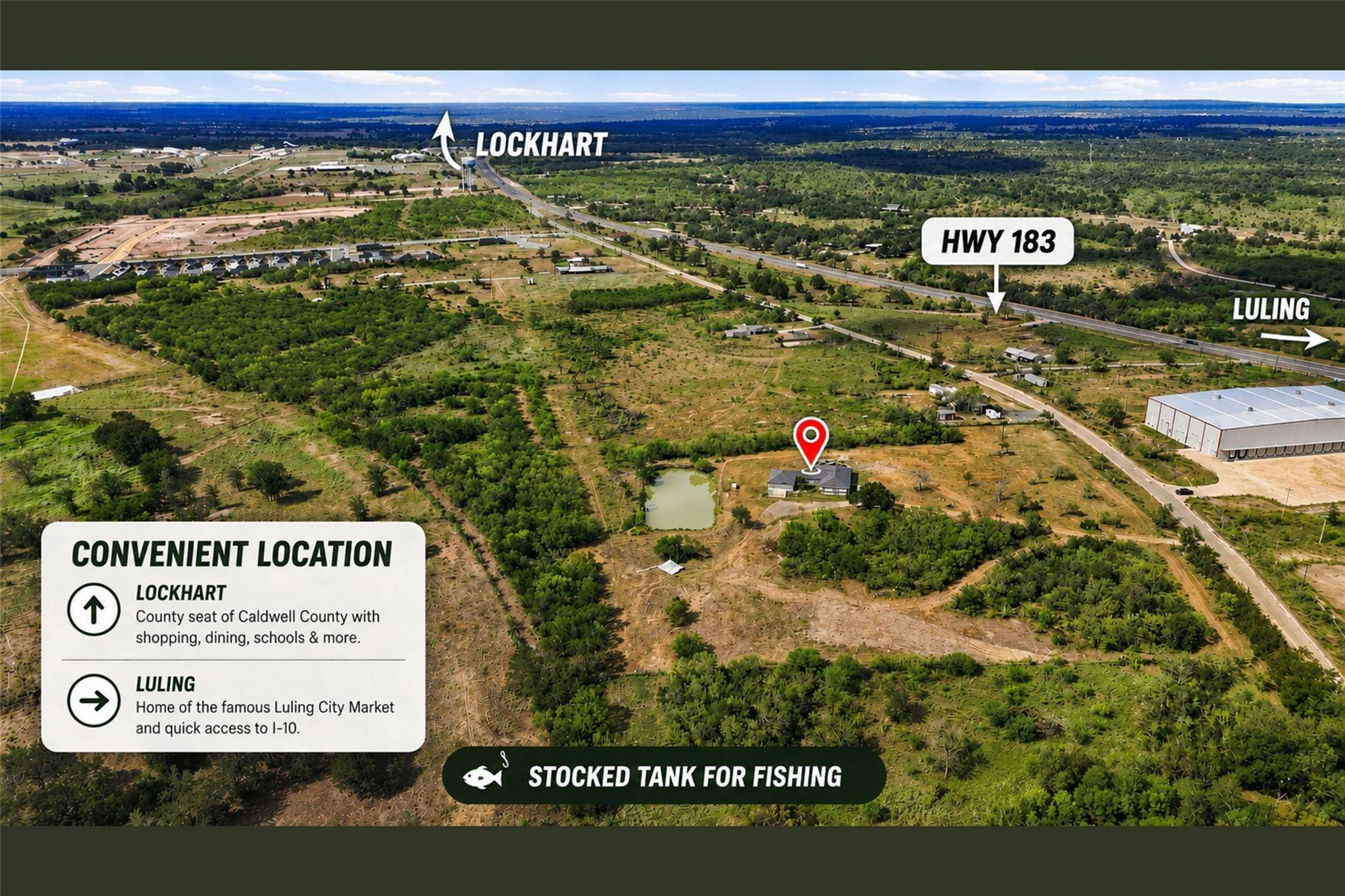 1871 Bridle Path RD, Luling, TX 78648