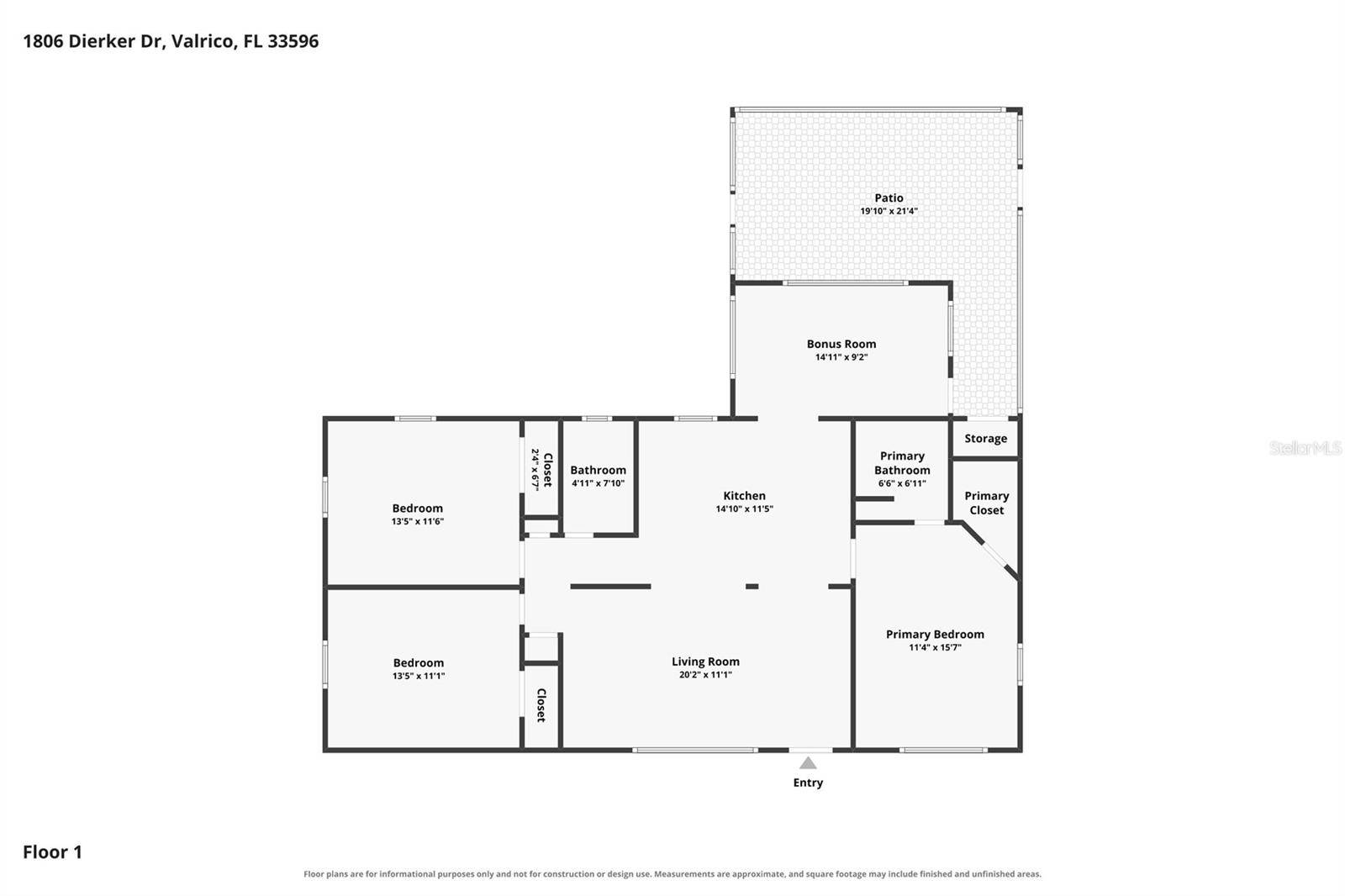 1806 DIERKER DR, Valrico, FL 33596