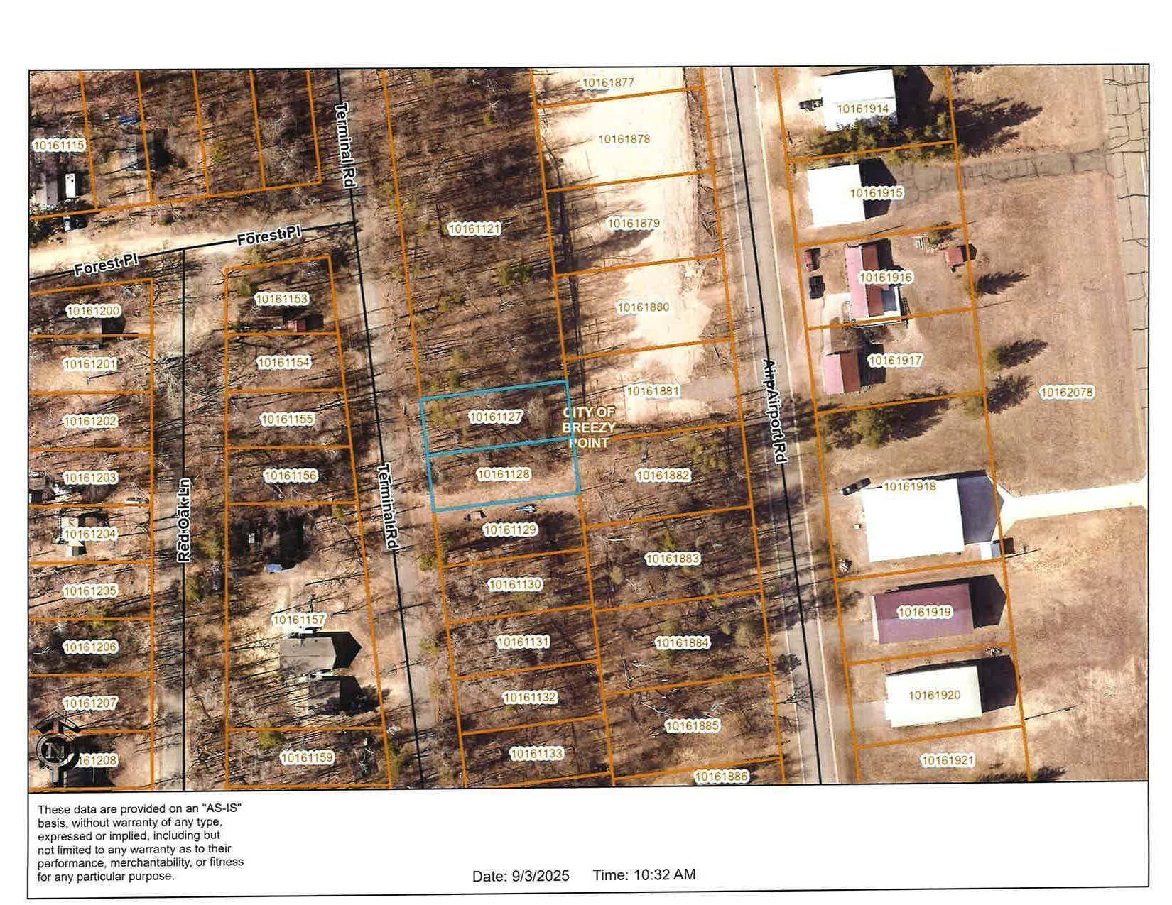 TBD Lots 111 & 112 Terminal RD, Breezy Point, MN 56472