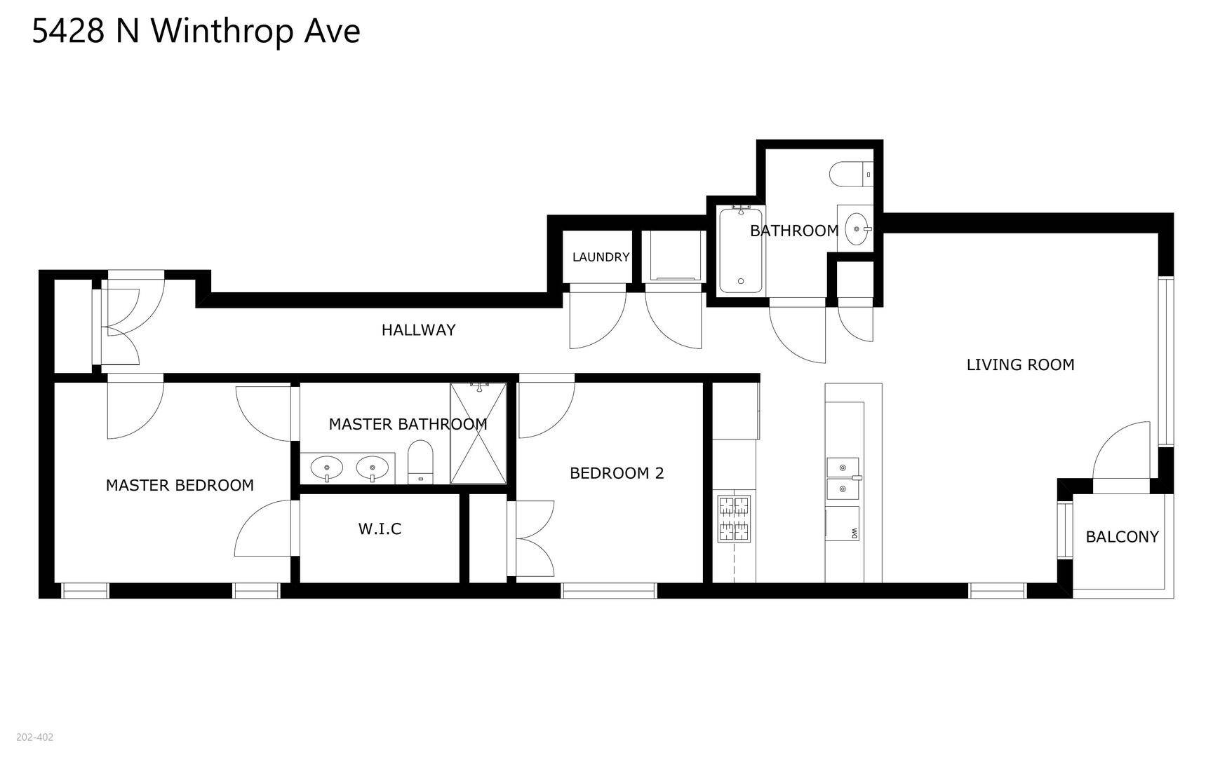 5428 N Winthrop AVE #202, Chicago, IL 60640