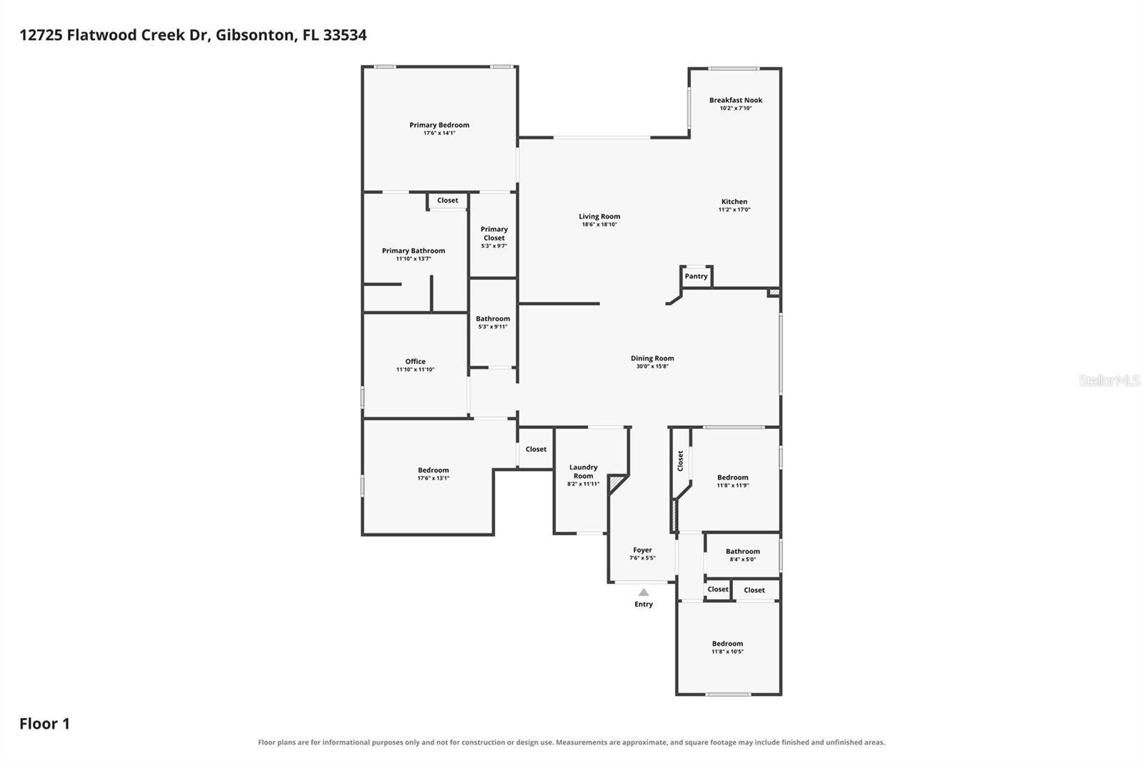 12725 FLATWOOD CREEK DR, Gibsonton, FL 33534