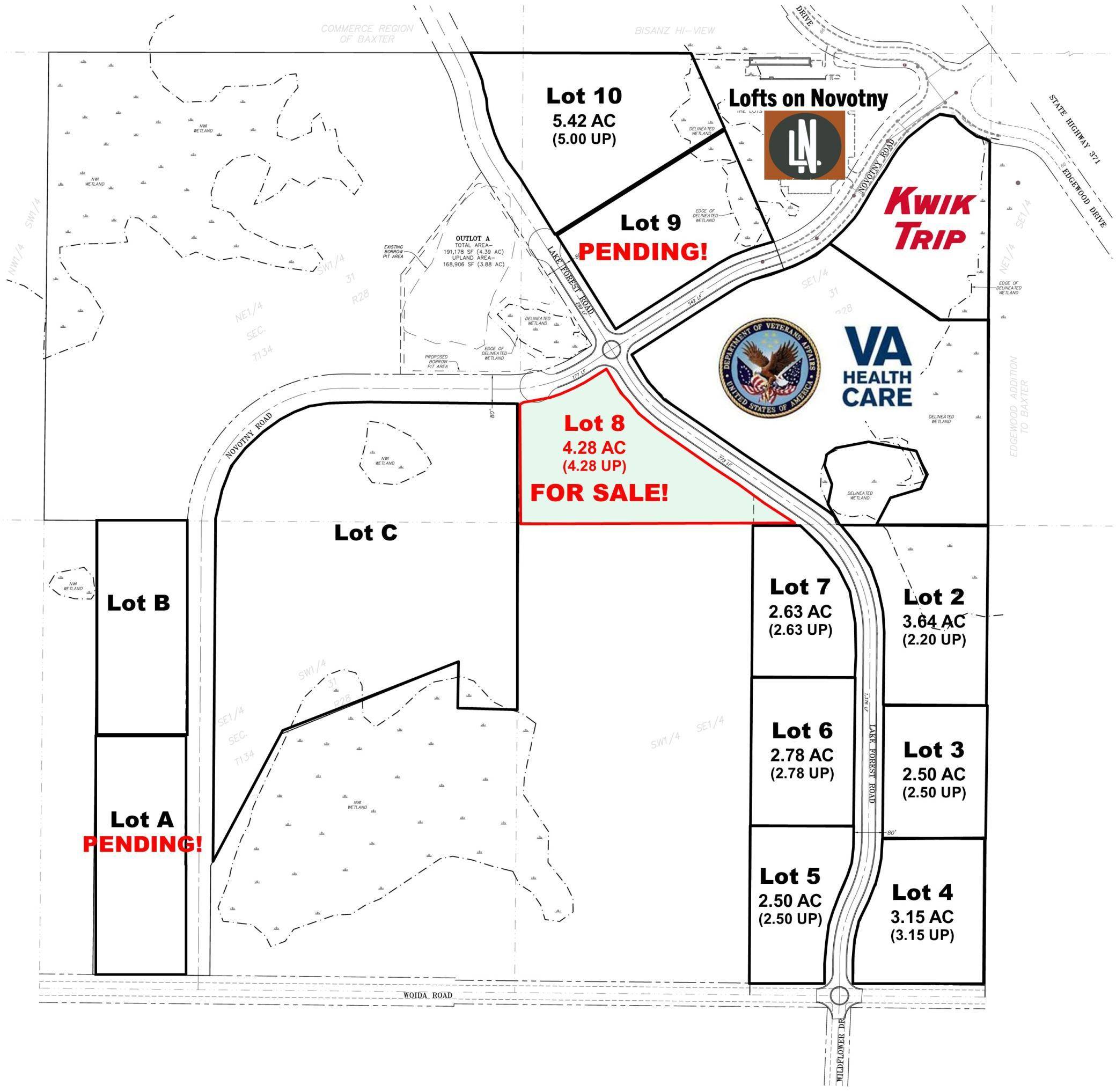 Lot 8 Novotny RD, Baxter, MN 56425
